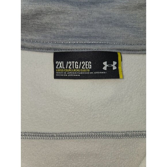 Under Armour Mens Gray Widows 1/4 Pullover Sweatshirt 2XL - Picture 5 of 7